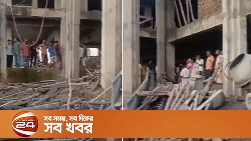 পীরগঞ্জে নির্মাণাধীন ভবন ধসে নিহত ২ শ্রমিক, আহত ৩